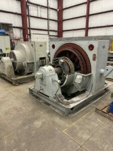 Used large electric motors.